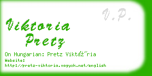 viktoria pretz business card